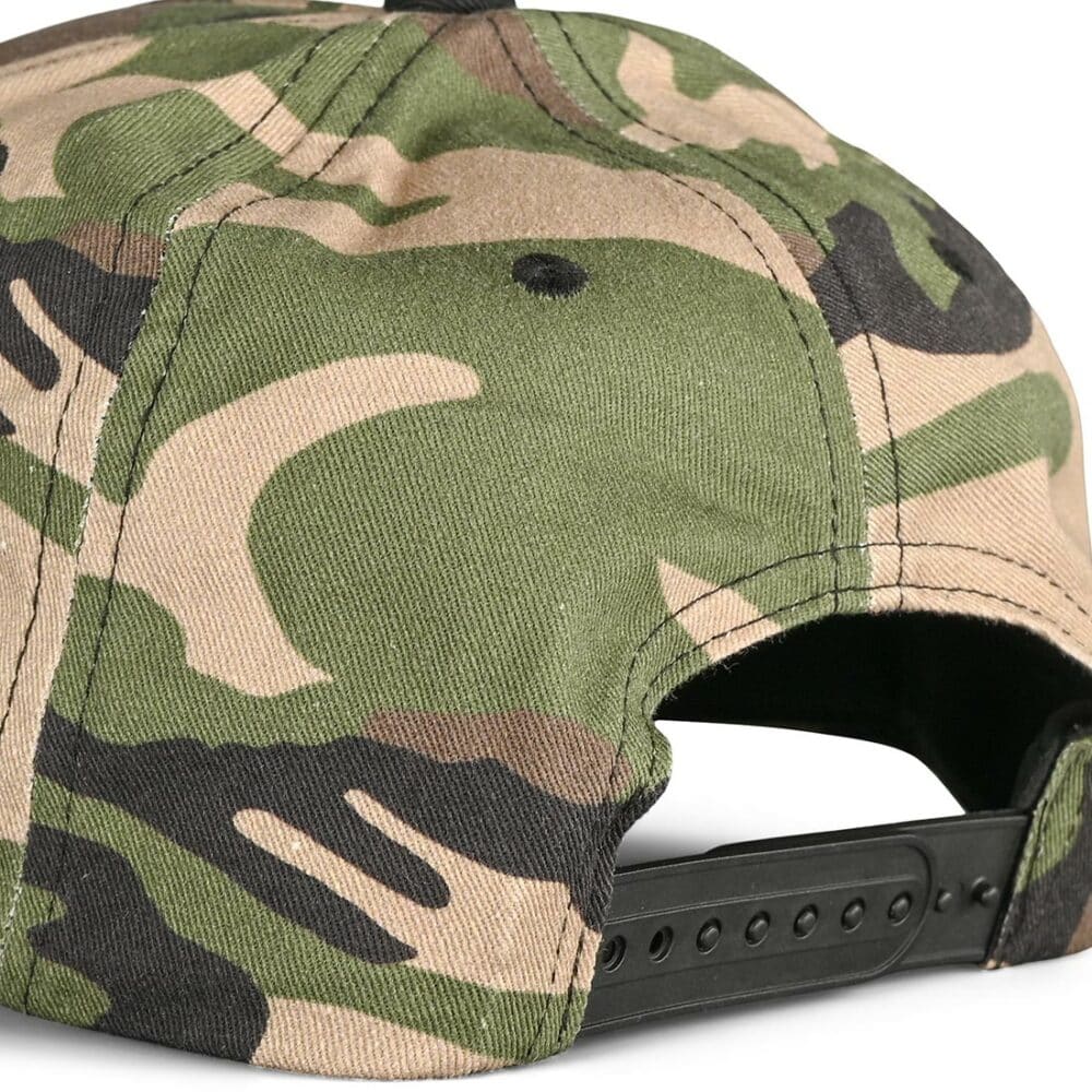 Brixton Crest C MP Snapback Cap - Camo Surplus/Black