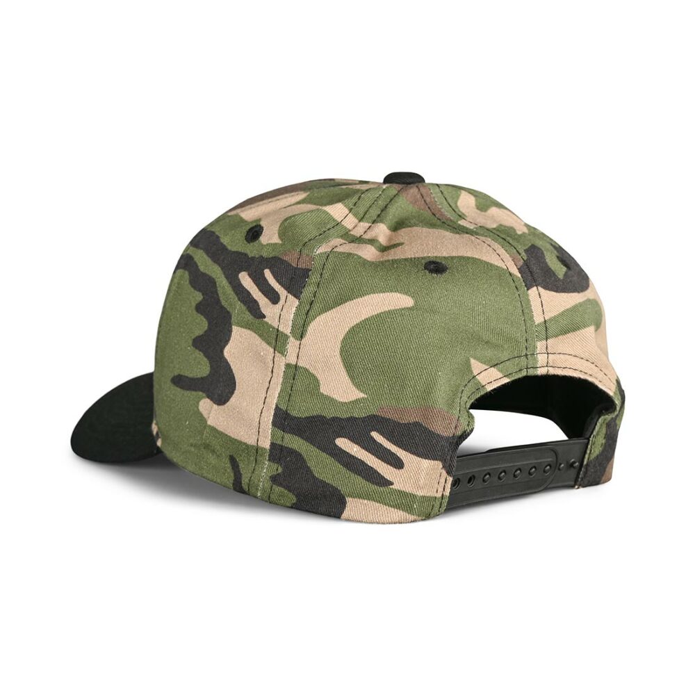 Brixton Crest C MP Snapback Cap - Camo Surplus/Black