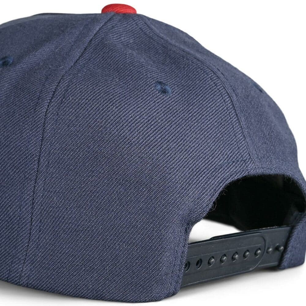 Brixton Crest C MP Snapback Cap - Washed Navy/Island Berry