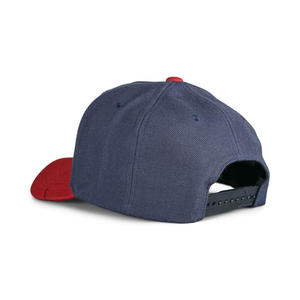 Brixton Crest C MP Snapback Cap - Washed Navy/Island Berry