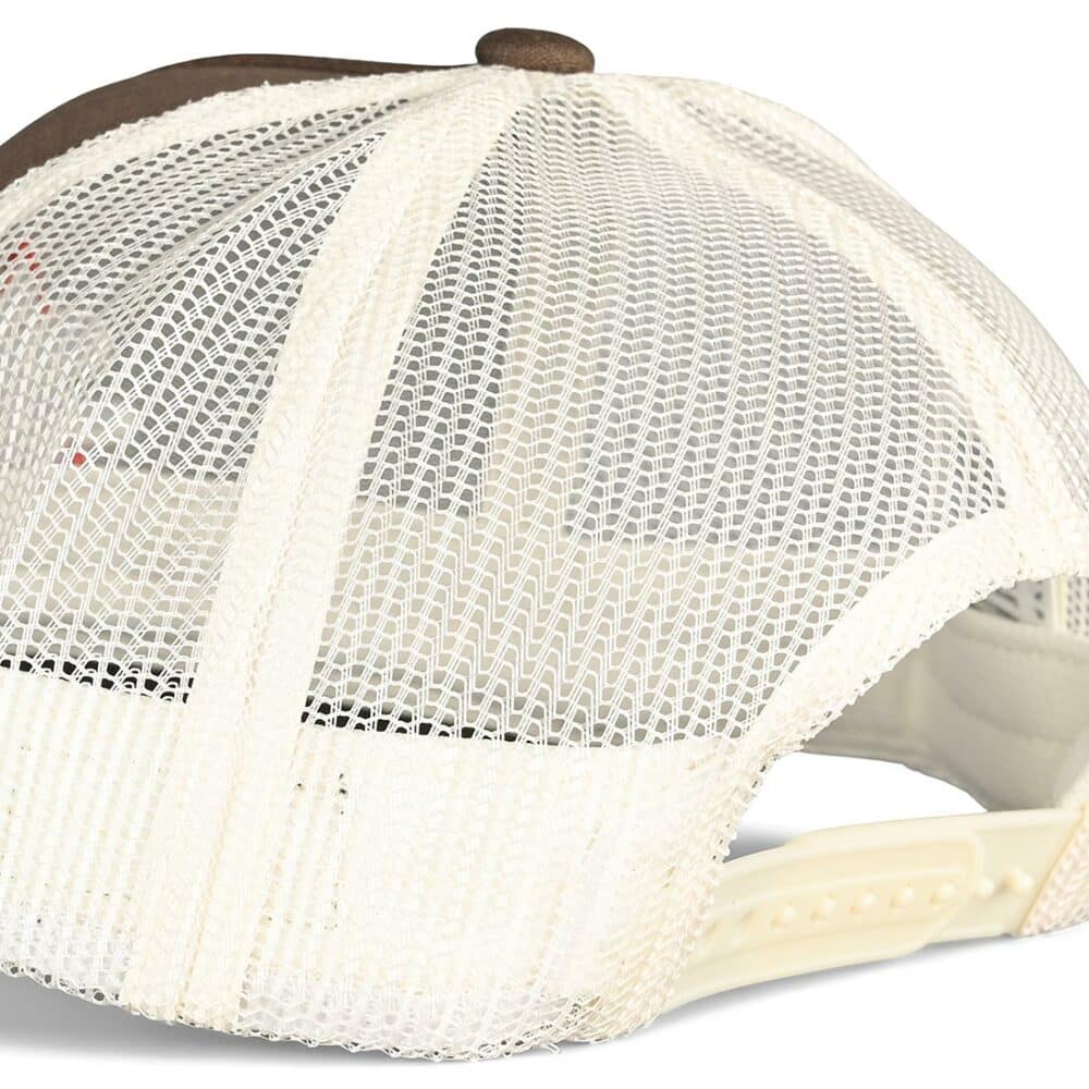 Brixton Earlston X C MP Mesh Back Trucker Hat - Dark Earth/Off White