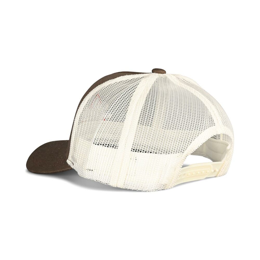 Brixton Earlston X C MP Mesh Back Trucker Hat - Dark Earth/Off White