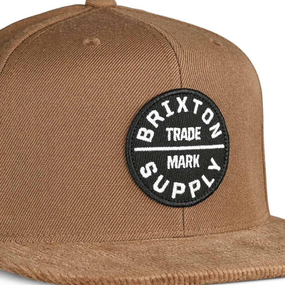 Brixton Oath III Snapback Cap - Dark Earth