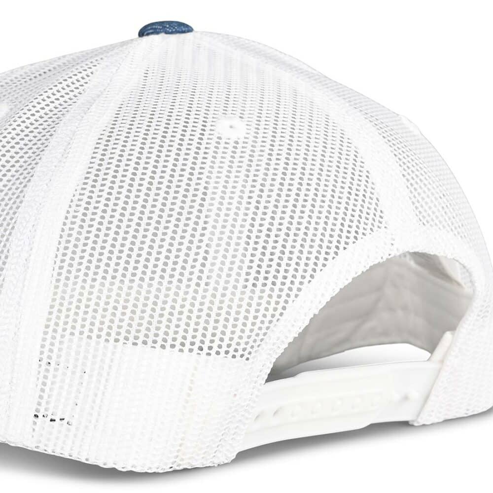 Brixton Palmer Proper MP Mesh Back Trucker Hat - Denim/White