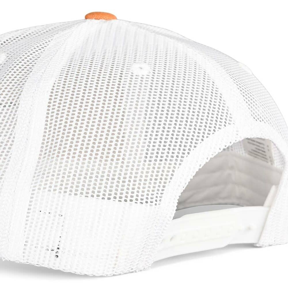 Brixton Palmer Proper MP Mesh Back Trucker Hat - Phoenix Orange/Black/White