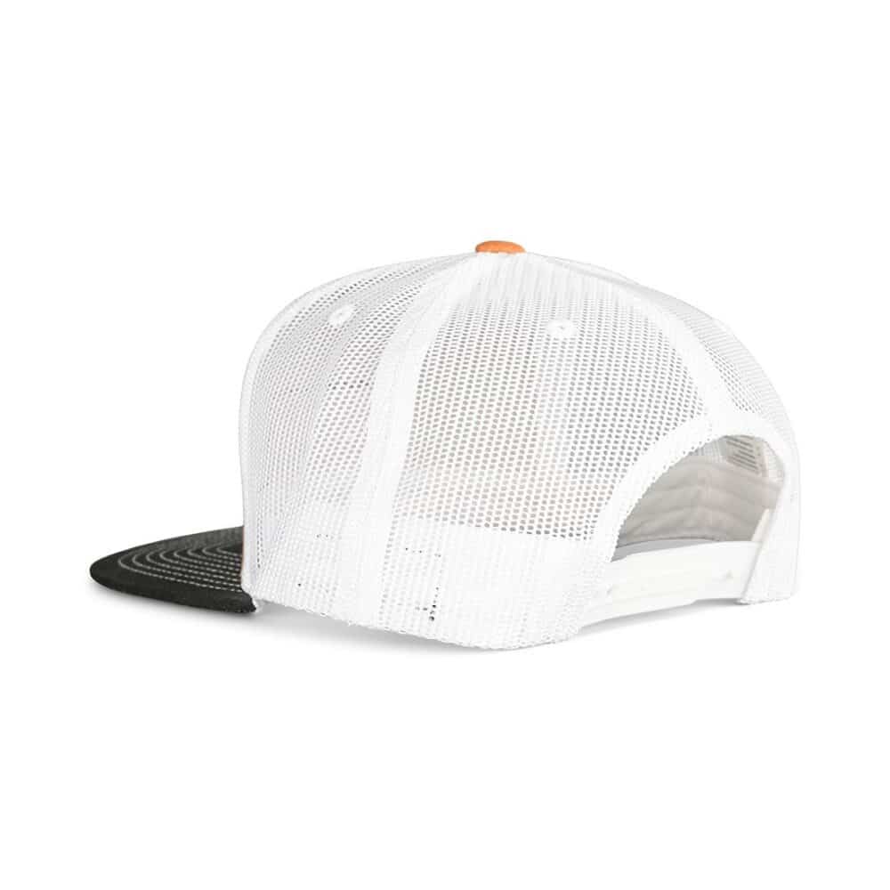 Brixton Palmer Proper MP Mesh Back Trucker Hat - Phoenix Orange/Black/White
