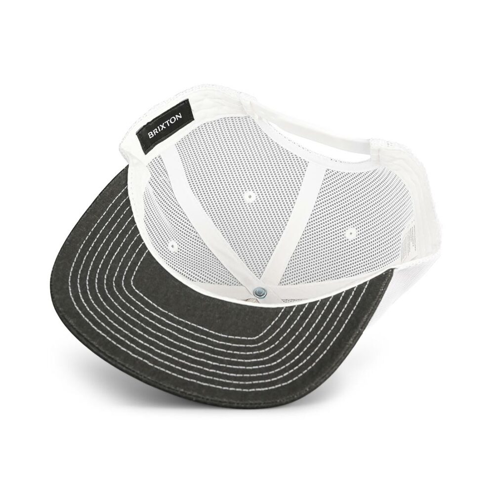 Brixton Palmer Proper MP Mesh Back Trucker Hat - Phoenix Orange/Black/White