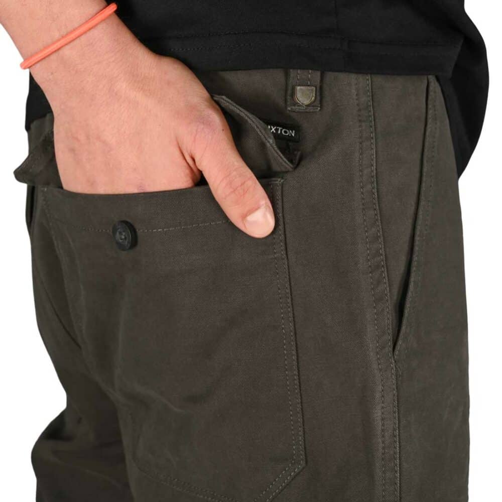 Brixton Surplus Relaxed Chino Pants - Washed Black