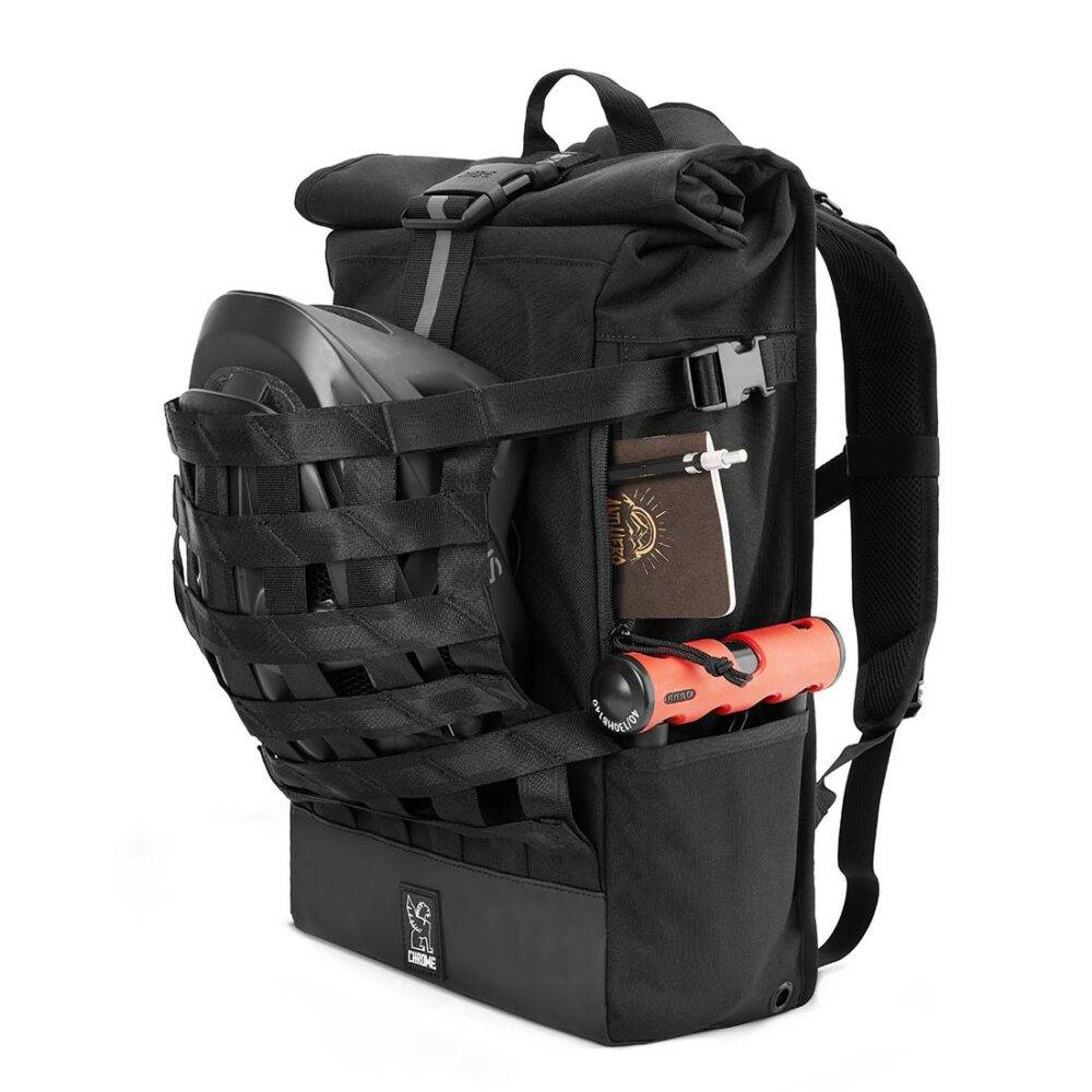 Chrome Barrage Cargo Rolltop 18-22L Backpack - All Black