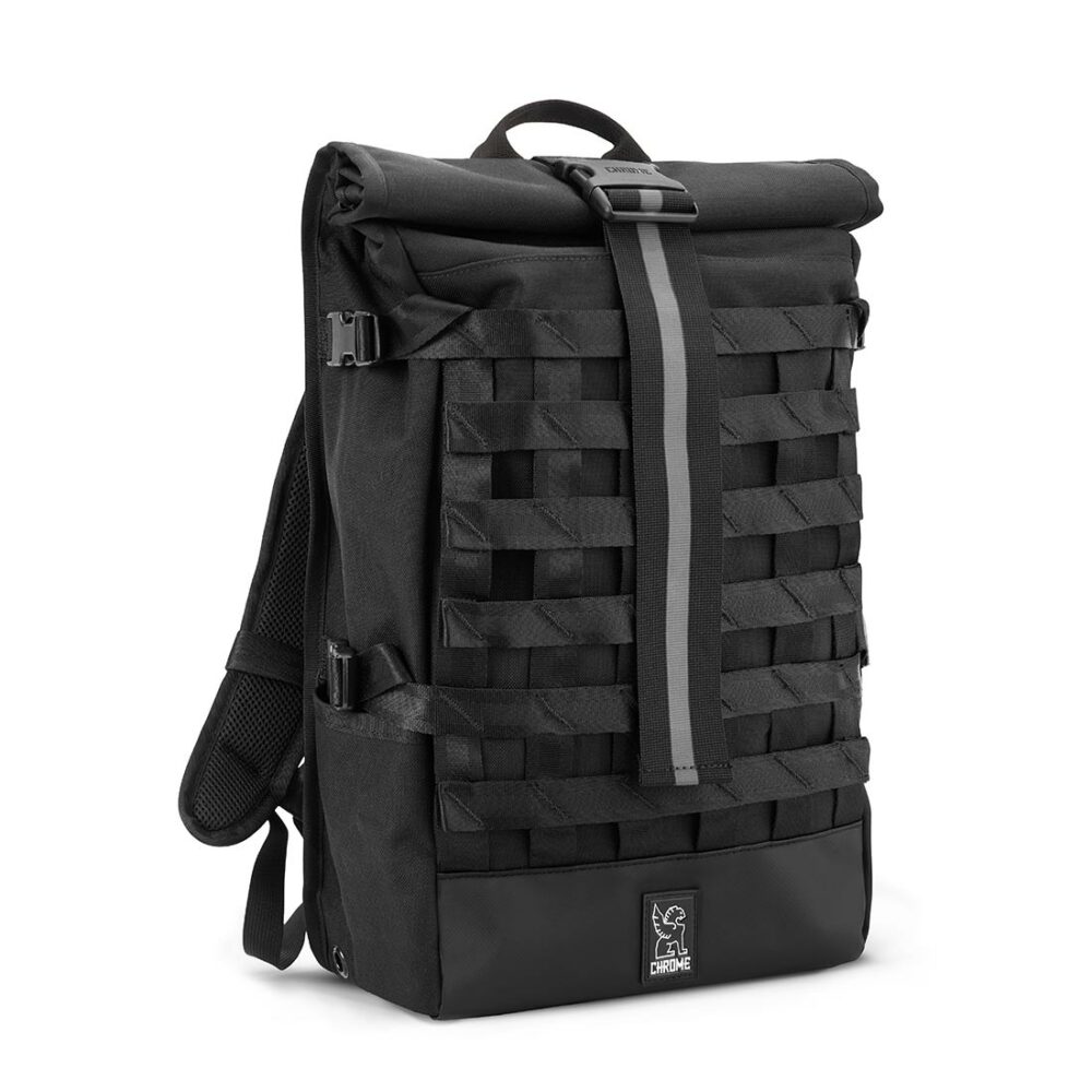 Chrome Barrage Cargo Rolltop 18-22L Backpack - All Black