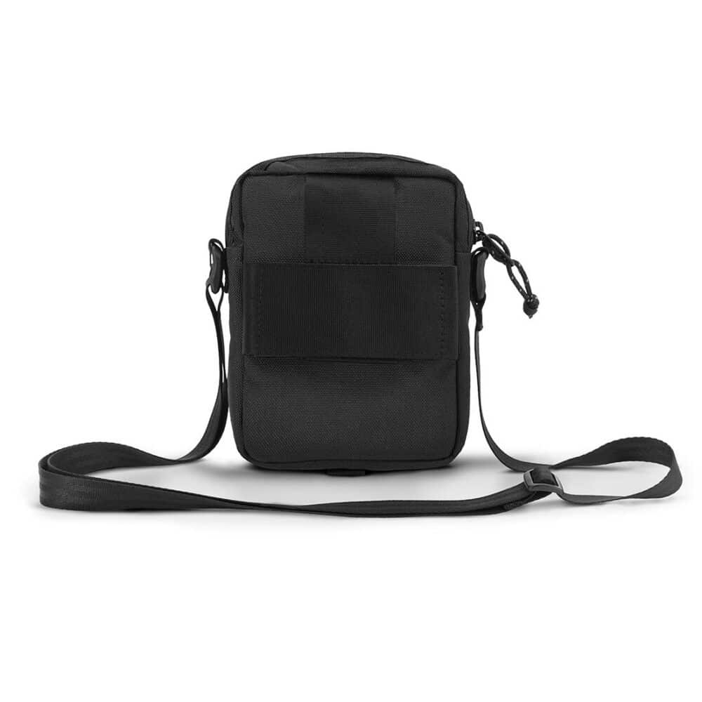 Chrome Shoulder Accessory Bag - All Black