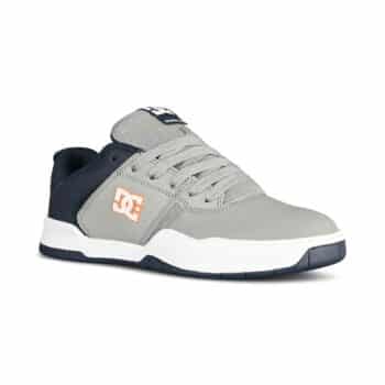 DC Central Low Top Skate Shoes - Navy/Grey