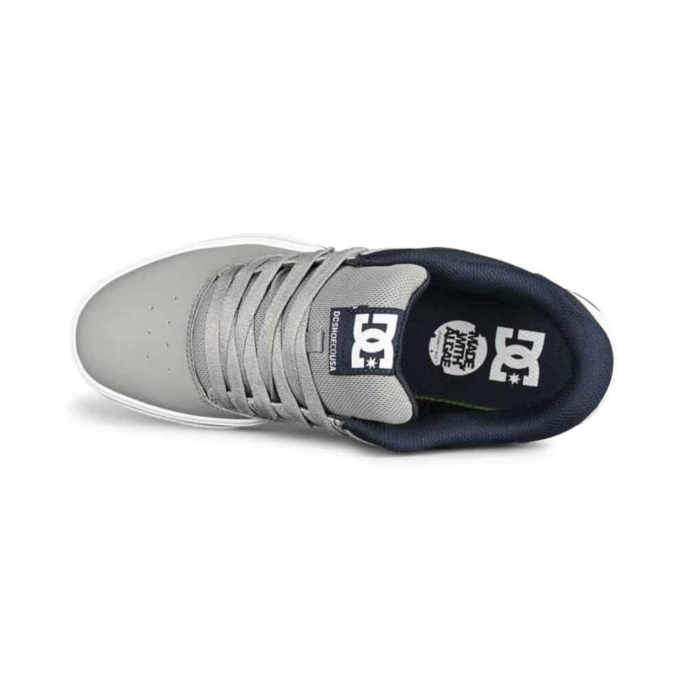 DC Central Low Top Skate Shoes - Navy/Grey