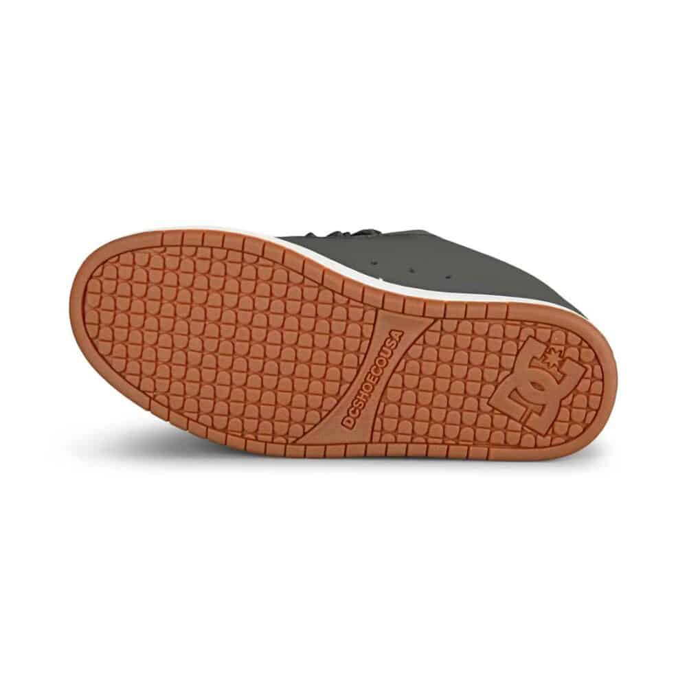 DC Court Graffik Skate Shoes - Dark Grey/White