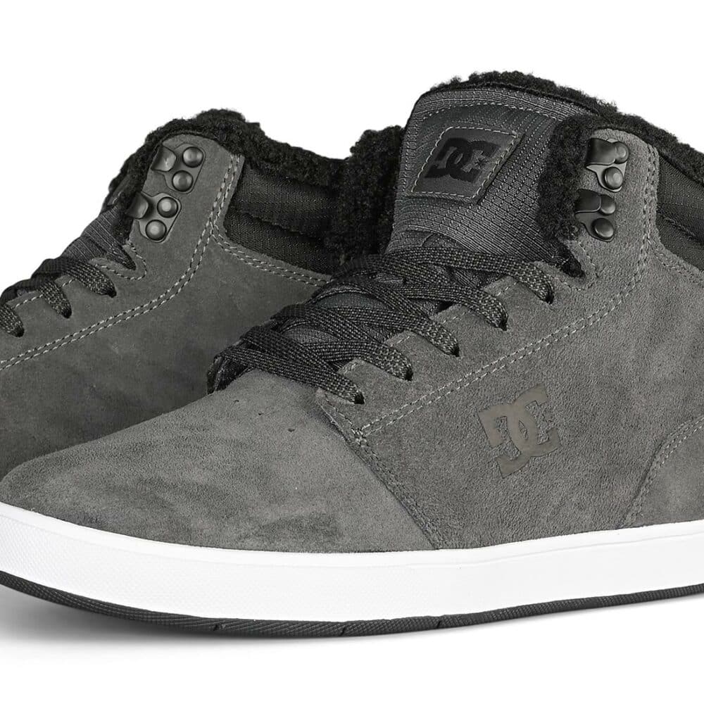 DC Crisis 2 High WNT Winterised Skate Shoes - Charcoal