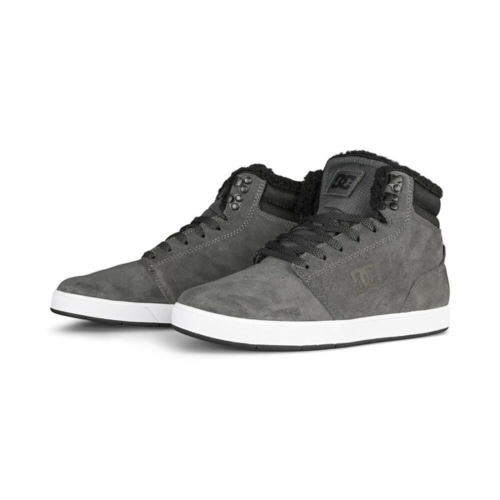 DC Crisis 2 High WNT Winterised Skate Shoes - Charcoal