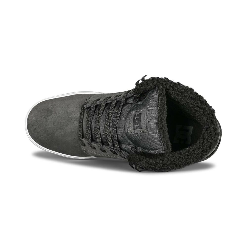 DC Crisis 2 High WNT Winterised Skate Shoes - Charcoal