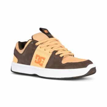 DC Lynx Zero S Skate Shoes - Brown/Brown/Orange