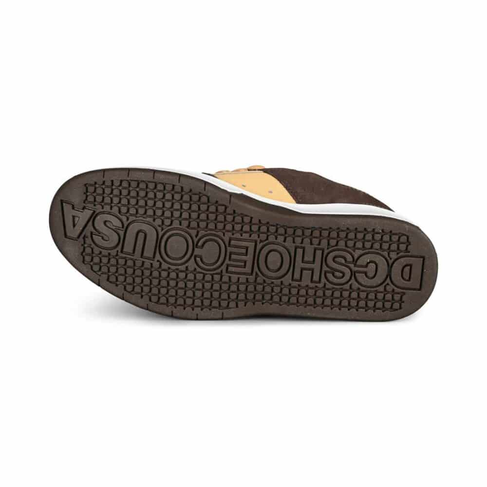DC Lynx Zero S Skate Shoes - Brown/Brown/Orange