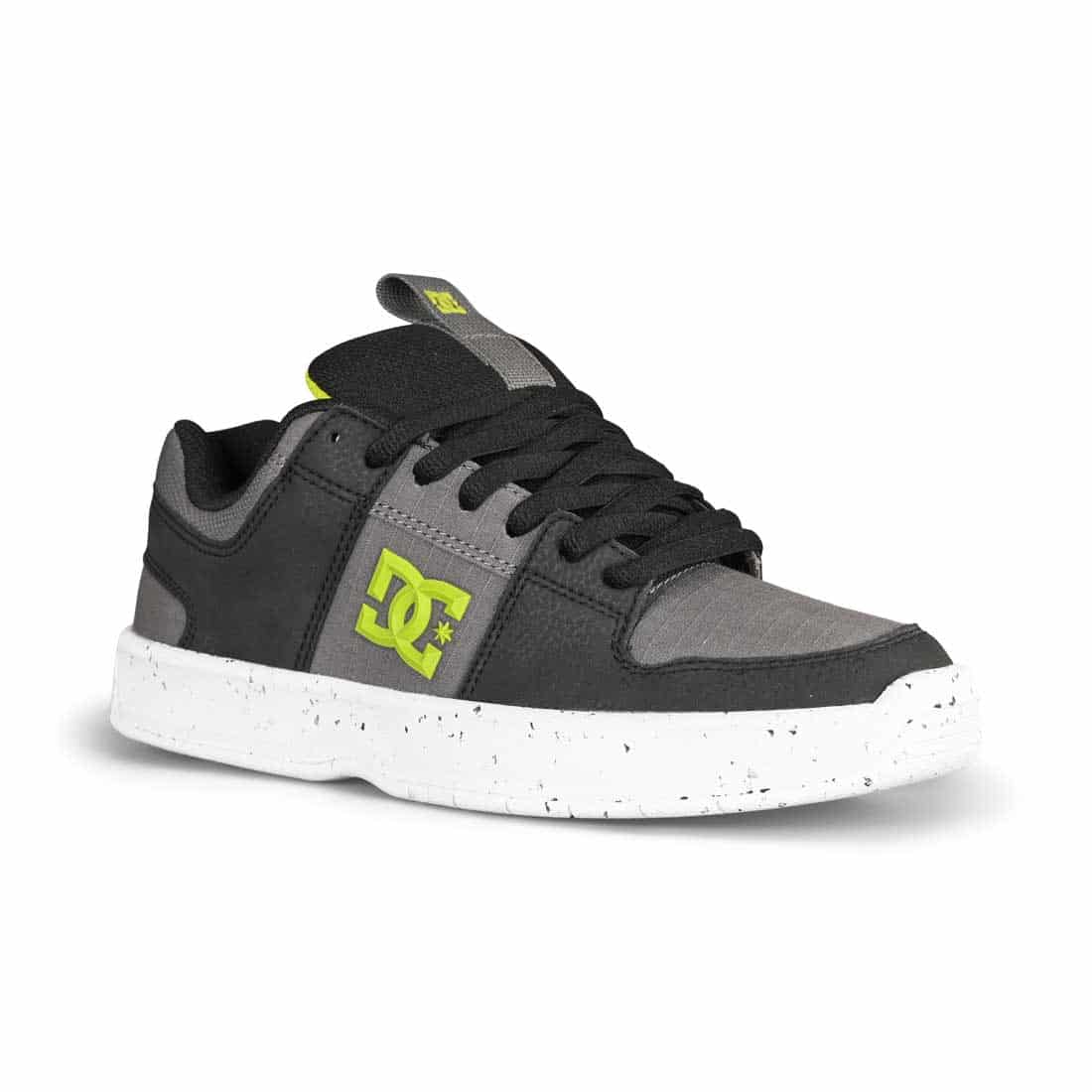 DC Lynx Zero Waste Skate Shoes - Black/Grey/Green