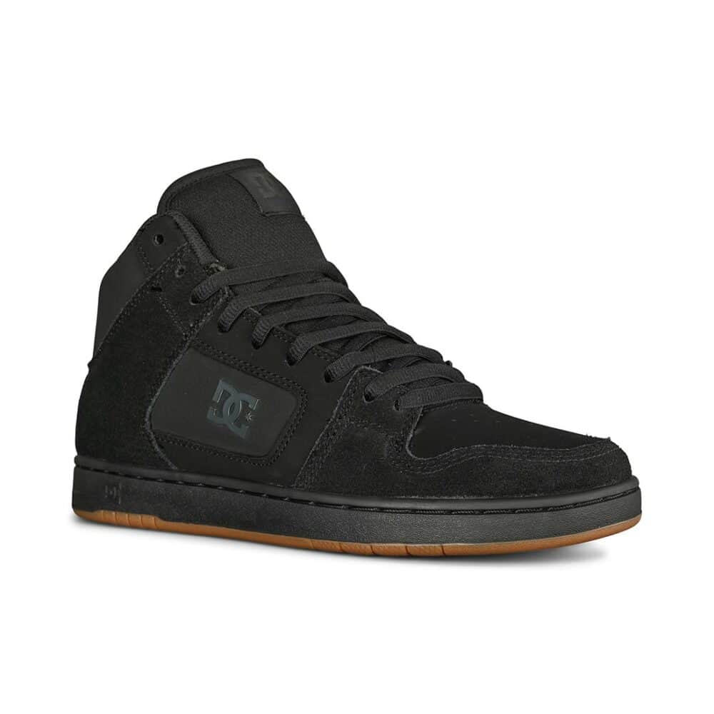 DC Manteca 4 High-Top Skate Shoes - Black/Black/Gum
