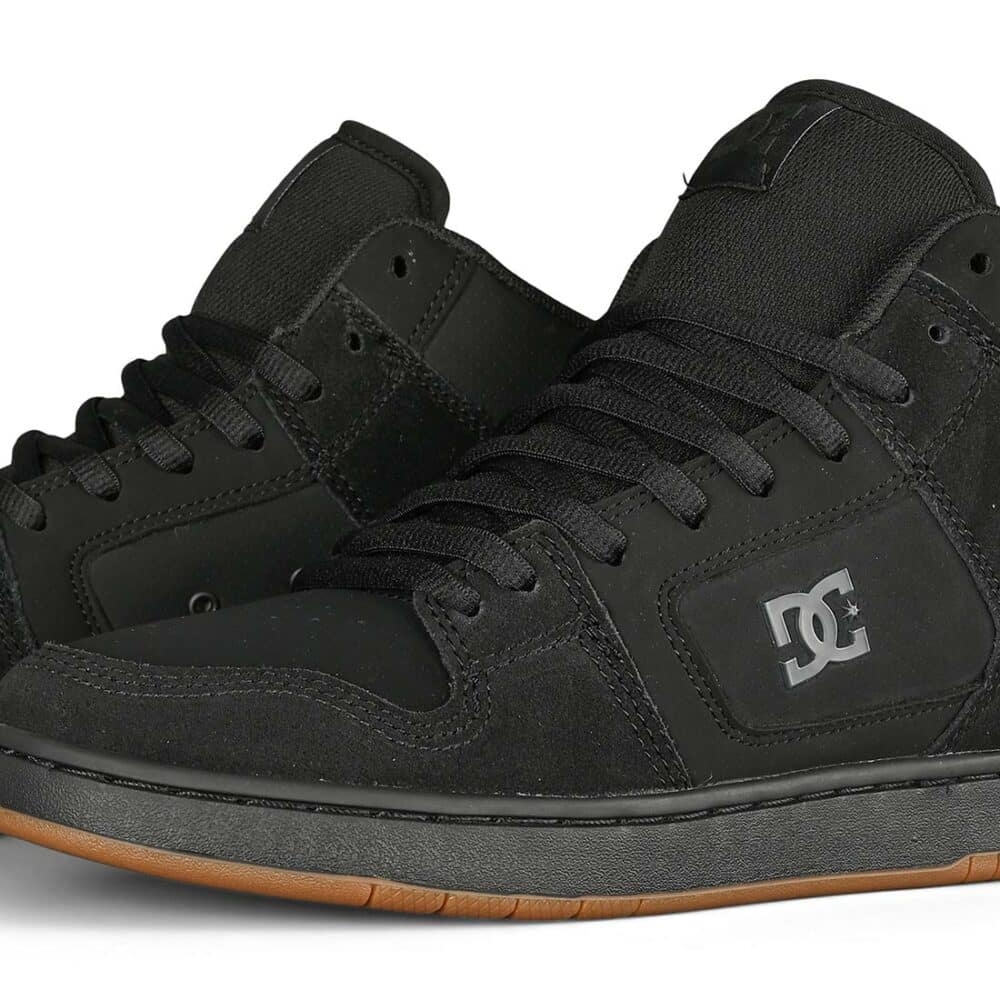 DC Manteca 4 High-Top Skate Shoes - Black/Black/Gum