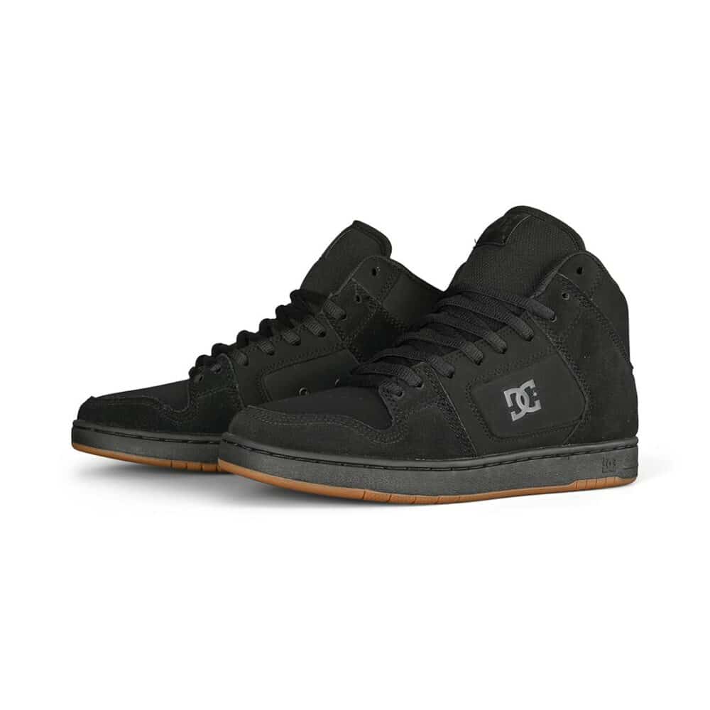 DC Manteca 4 High-Top Skate Shoes - Black/Black/Gum
