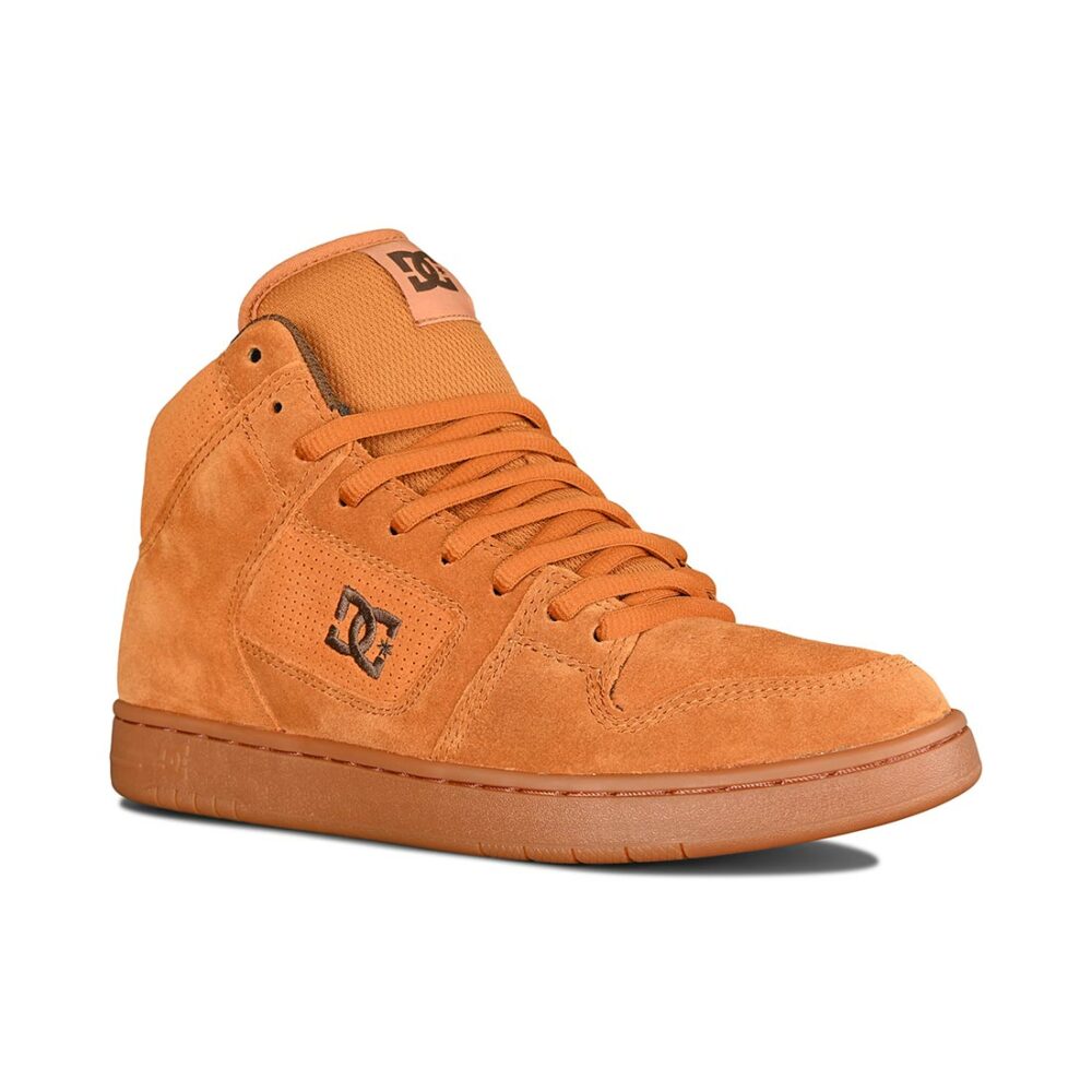 DC Manteca 4 High-Top Skate Shoes - Wheat/Dark Chocolate