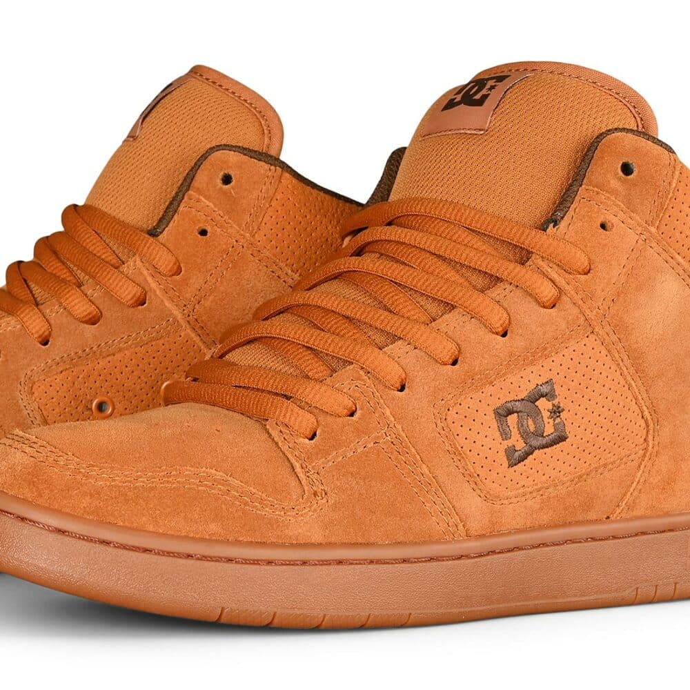 DC Manteca 4 High-Top Skate Shoes - Wheat/Dark Chocolate