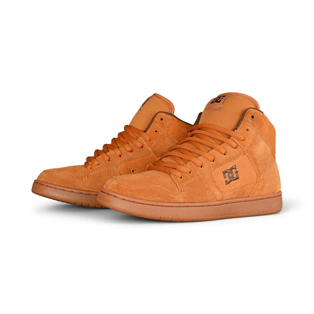 DC Manteca 4 High-Top Skate Shoes - Wheat/Dark Chocolate