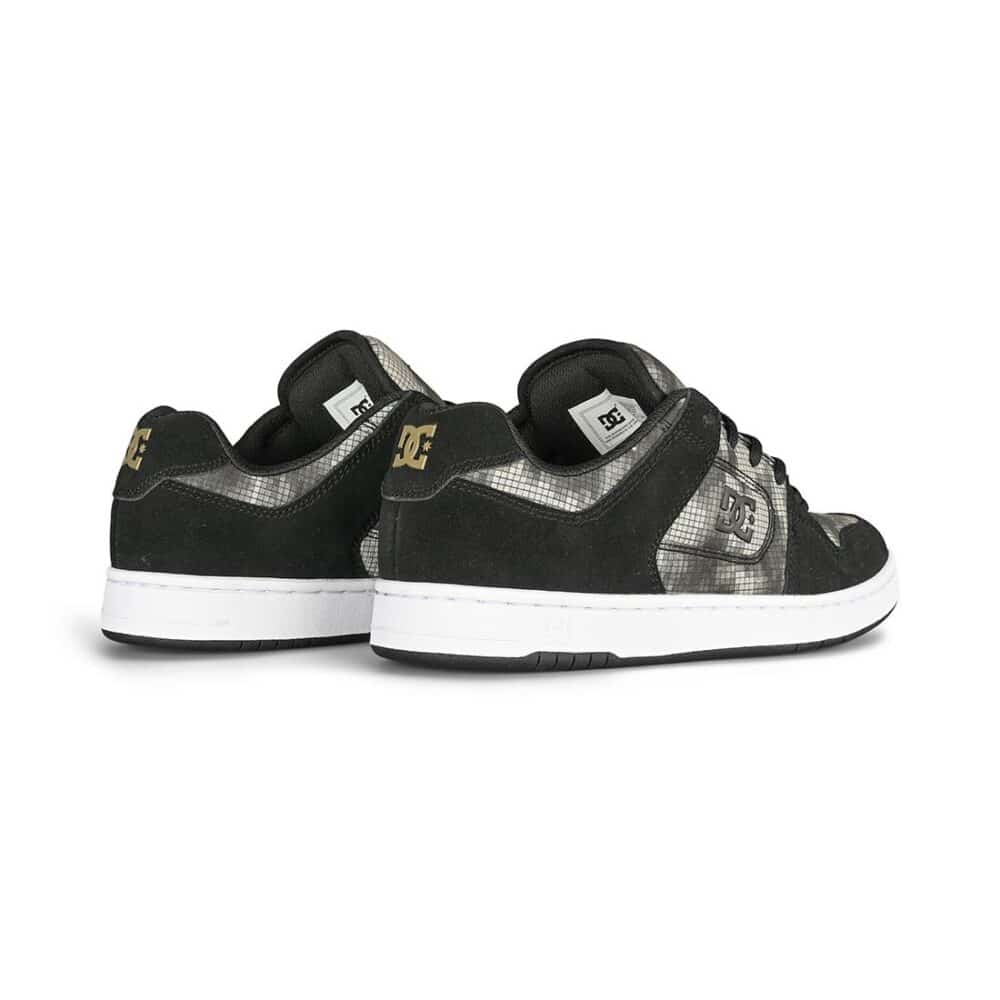 DC Manteca 4 Skate Shoes - Black/Camo Print