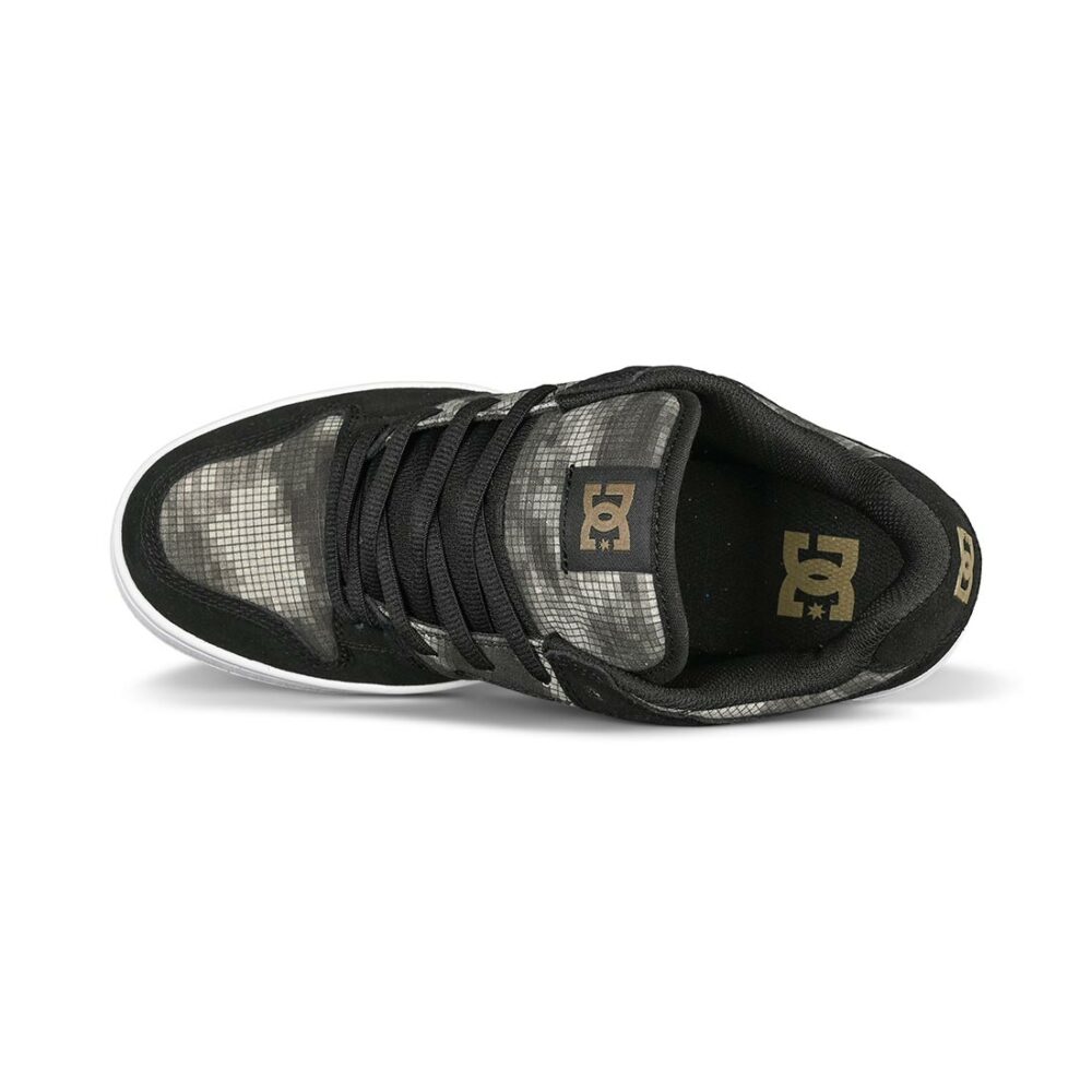 DC Manteca 4 Skate Shoes - Black/Camo Print