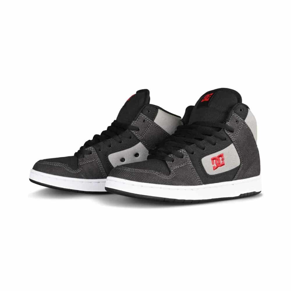 DC Manteca 4 Zero Waste High-Top Skate Shoes - Black/Red/Grey