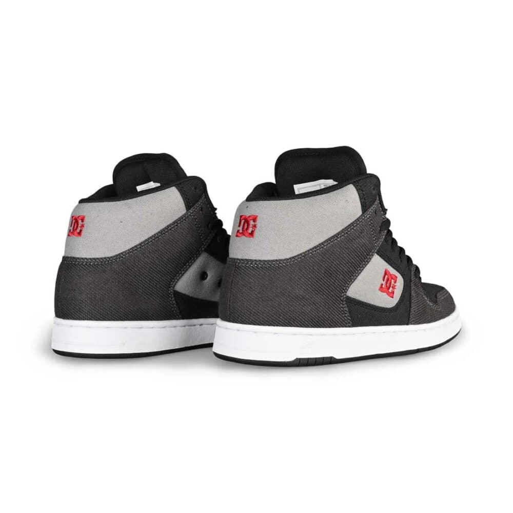DC Manteca 4 Zero Waste High-Top Skate Shoes - Black/Red/Grey