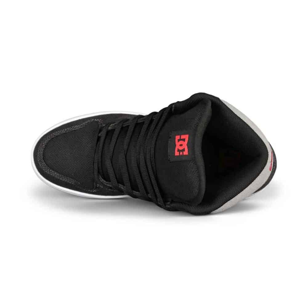 DC Manteca 4 Zero Waste High-Top Skate Shoes - Black/Red/Grey