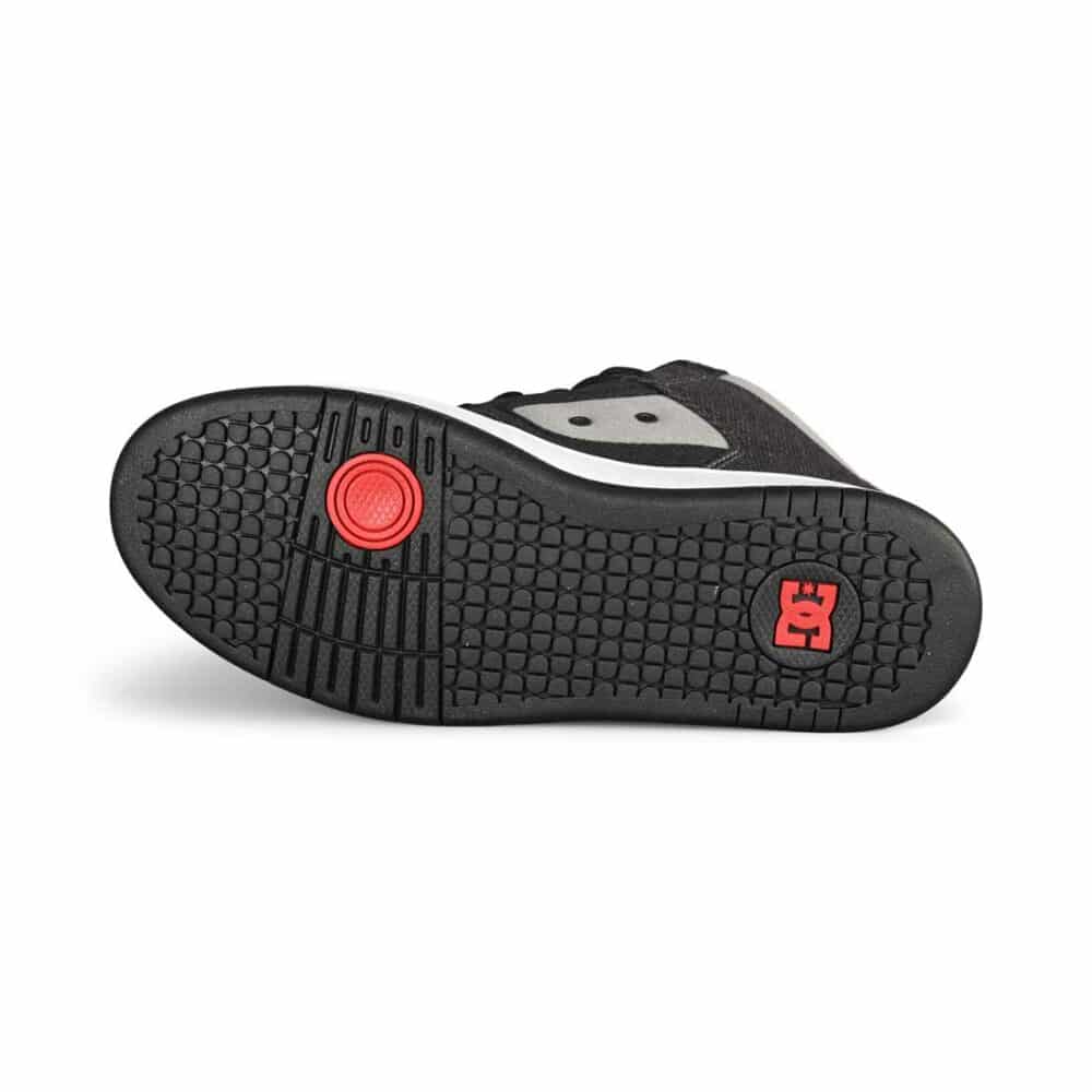 DC Manteca 4 Zero Waste High-Top Skate Shoes - Black/Red/Grey