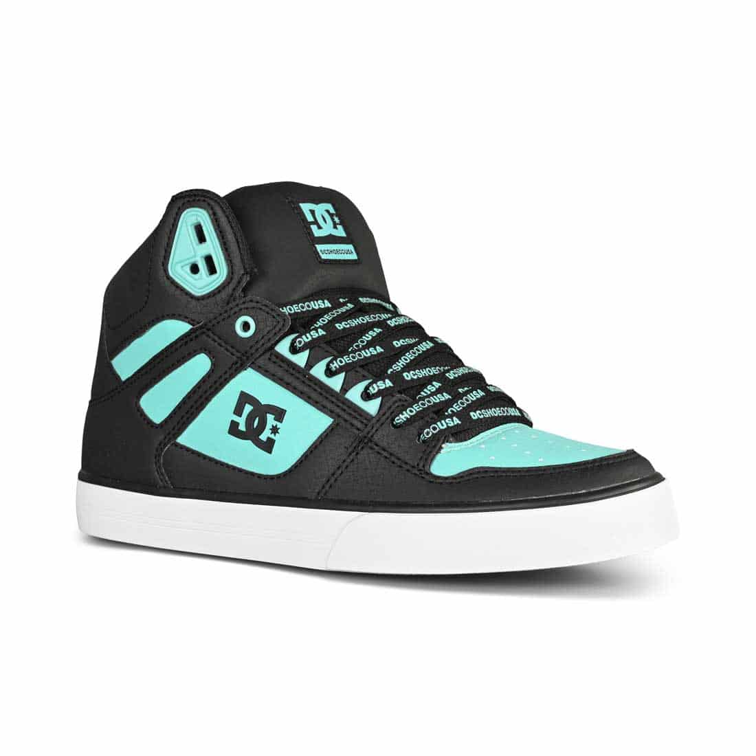 DC Pure High Top WC Skate Shoes - Black/Battleship/Armour - Supereight