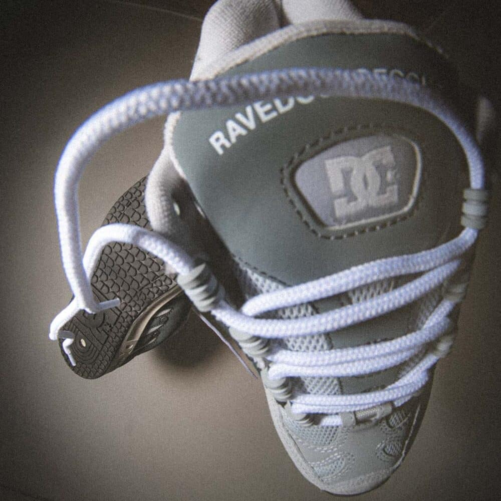 DC x Rave Lukoda Skate Shoes - Grey/Grey/Grey