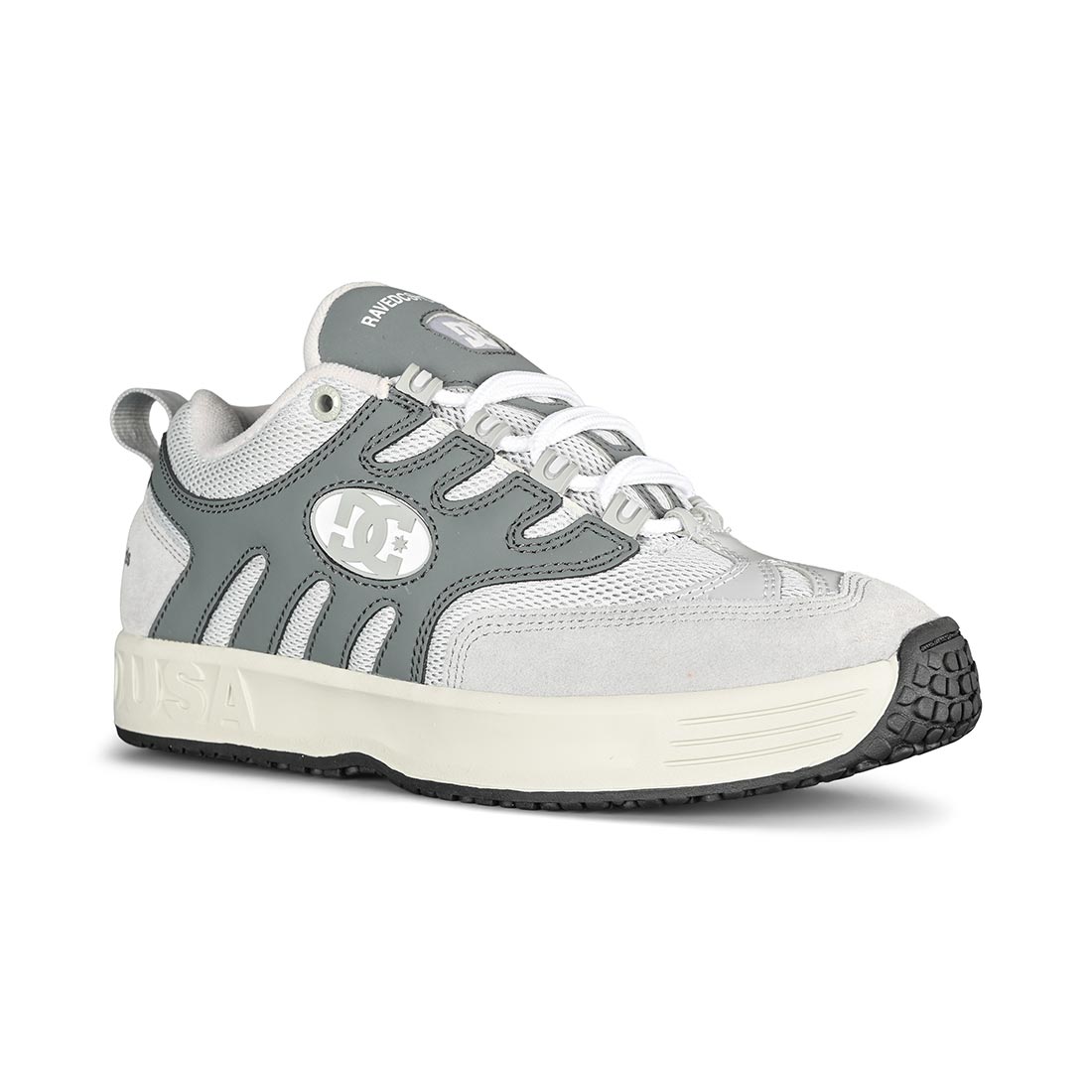 DC x Rave Lukoda Skate Shoes - Grey/Grey/Grey