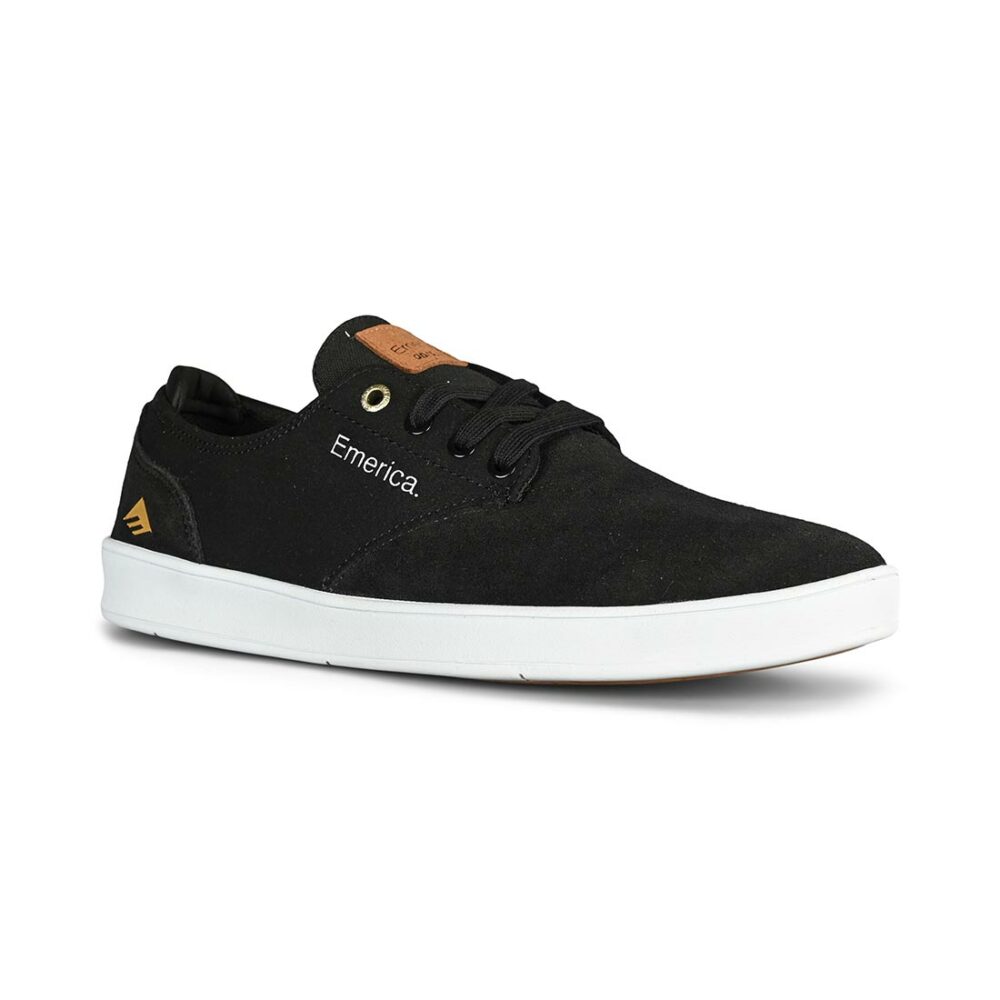 Emerica Romero Laced Skate Shoes - Black/White