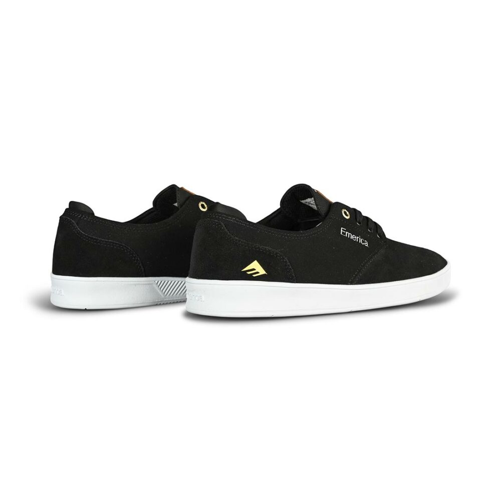 Emerica Romero Laced Skate Shoes - Black/White