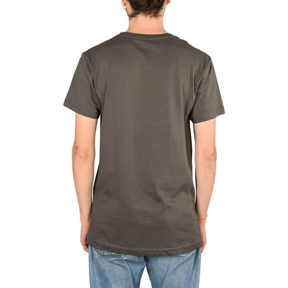 Etnies Corp Combo S/S T-Shirt - Dark Grey/White