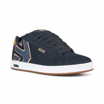 Etnies Fader Skate Shoes - Navy/Tan