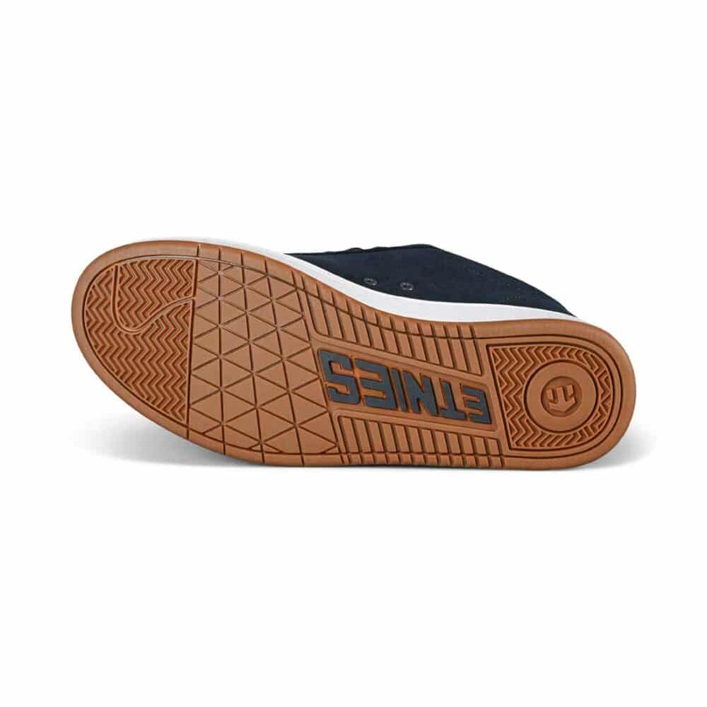 Etnies Fader Skate Shoes - Navy/Tan