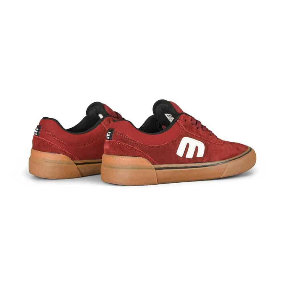 Etnies Joslin Vulc Skate Shoes - Burgundy/Gum