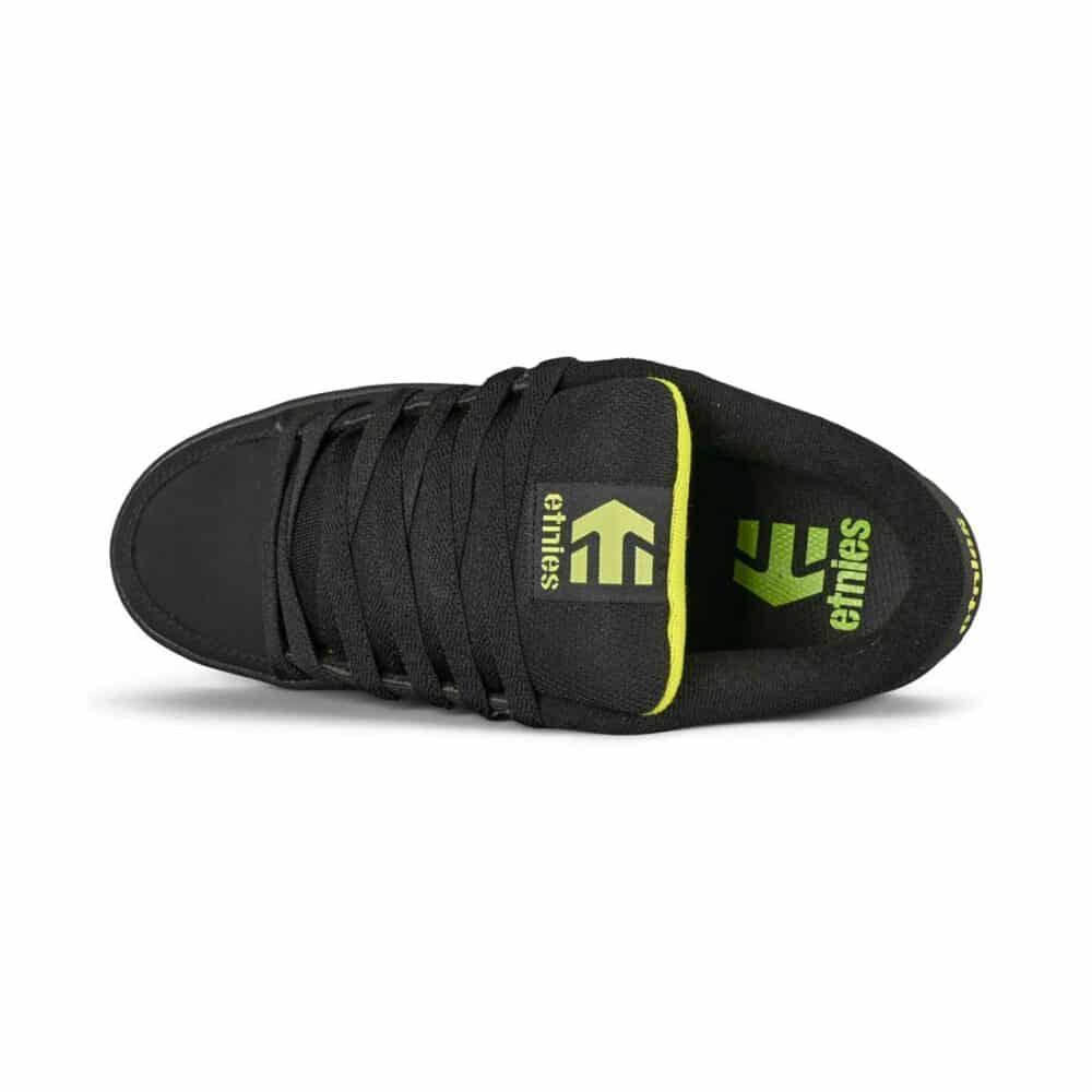 Etnies Kingpin Skate Shoes - Black/Green/Black