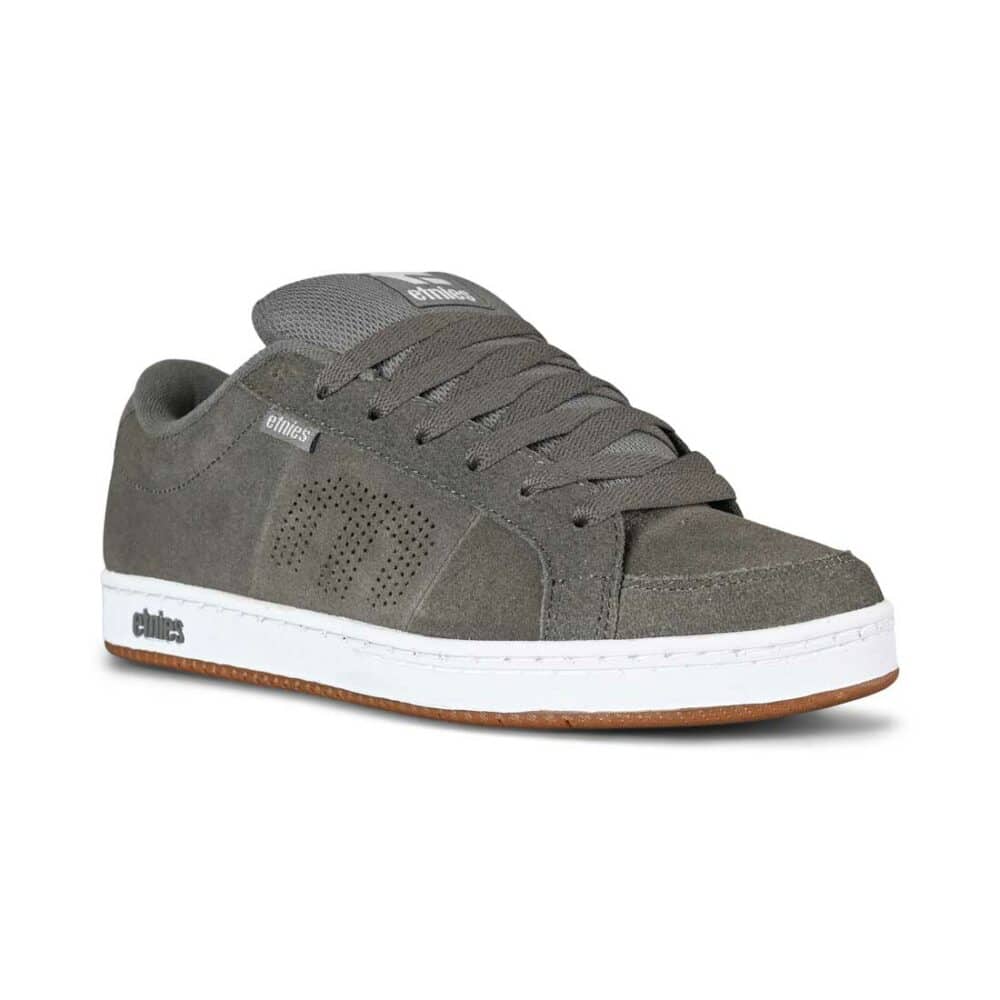 Etnies Kingpin Skate Shoes - Grey/White