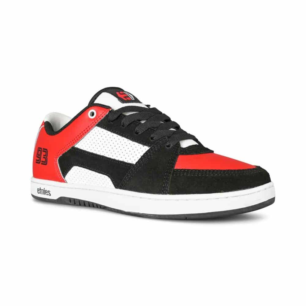 Etnies MC Rap Lo Skate Shoes - Black/Red/White