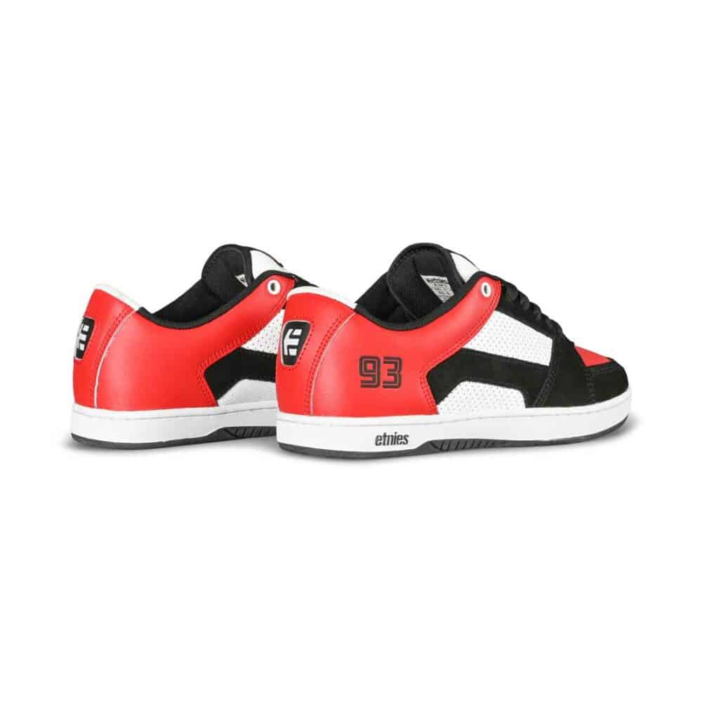 Etnies MC Rap Lo Skate Shoes - Black/Red/White