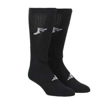 Footprint Painkiller Shin Knee-High Socks - Black